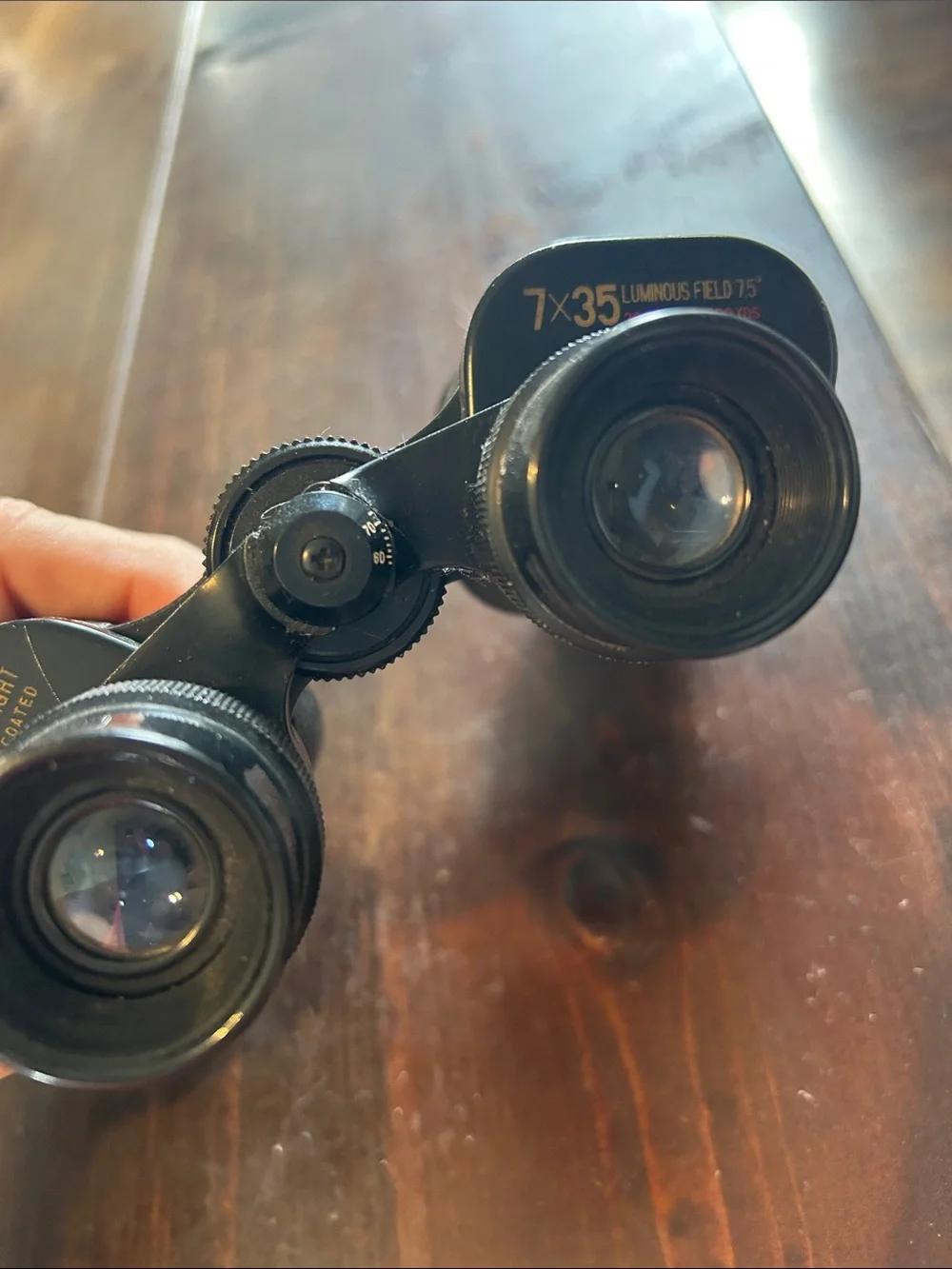 Sears Black 7x35 Binoculars with Central Focus Wheel selsi